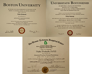 Dr. Nidhi Prakash's Certificates