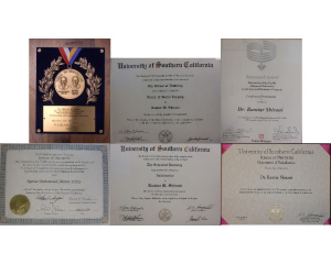 Dr. Ray Shirani's Certificates